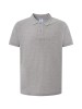 Polo shirt for young men PORA210 /Grey-melange