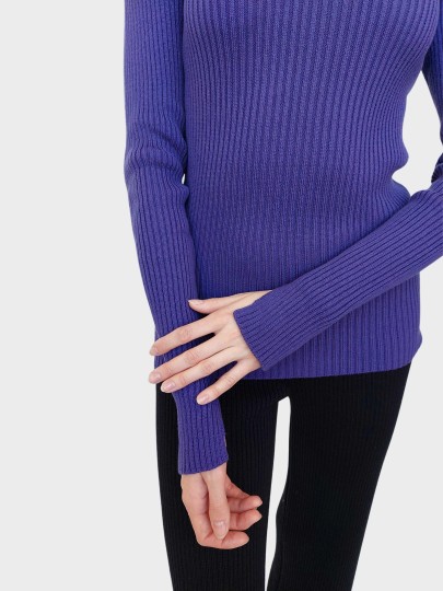 Joko purple cotton sweater