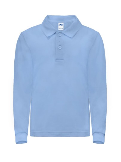 Children's Polo with long sleeves PKID210LS /Sky-blue