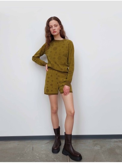 Immike olive green sweater