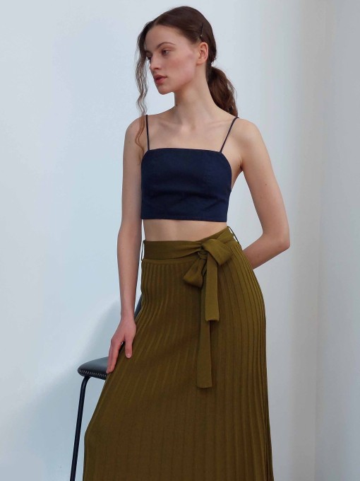 Riin olive green skirt