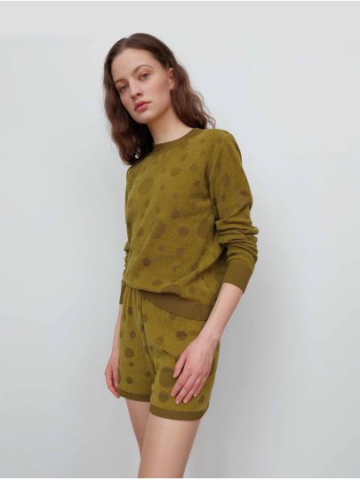 Immike olive green sweater