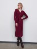 Olivia A purple merino cardigan-dress