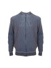 Pikky light blue merino wool bomber jacket