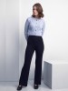 Synne merino trousers navy-blue