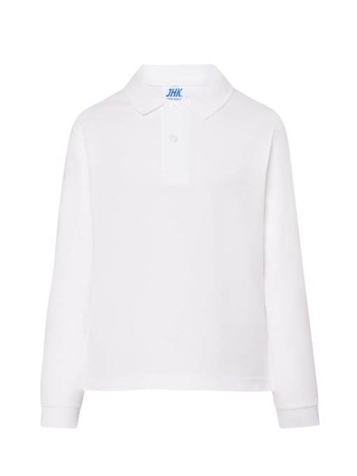 Children's Polo with long sleeves PKID210LS /White