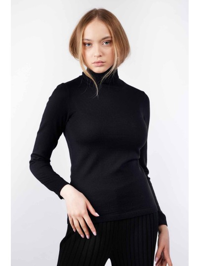 Black merino sweater Marin