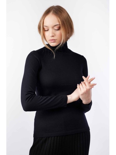 Black merino sweater Marin