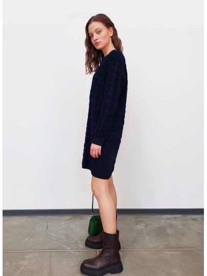 Rimmik dark blue jumper dress