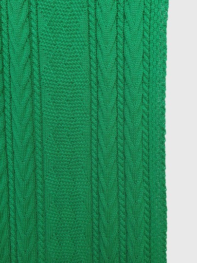 Miram green merino wool scarf