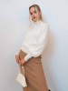 Mirja white merino wool sweater