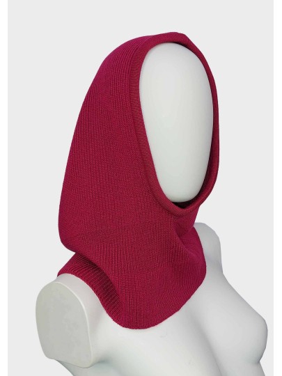 Dark pink balaclava