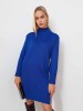 Mindra blue merino wool dress