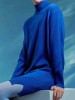 Mindra blue merino wool dress