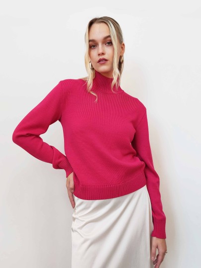 Mirtel fuchsia pink sweater