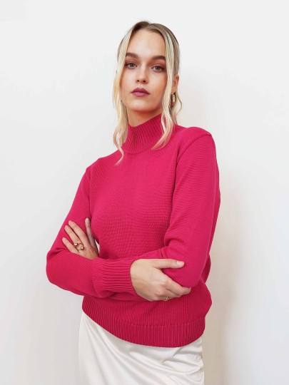 Mirtel fuchsia pink sweater