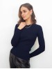 Tasy dark blue sweater