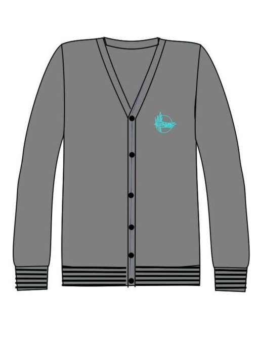 HJK PETRI 02 Cardigan for kids /Gray