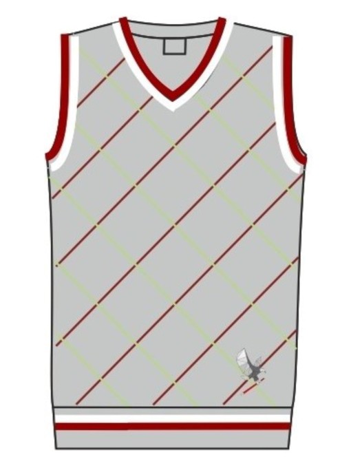 JPK VEI 01 Vest for Junior /Grey + red