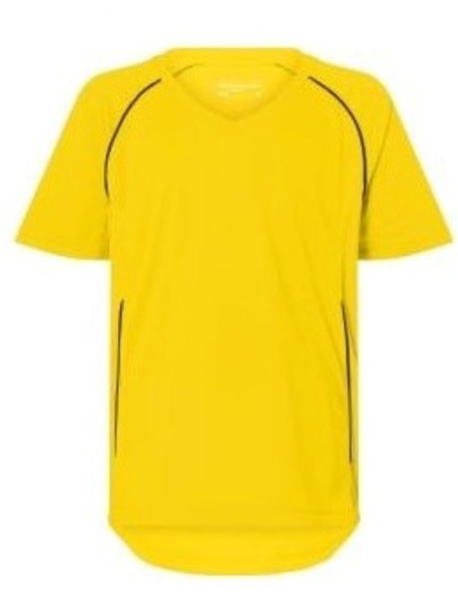 Childrens sports shirt JN386K / Yellow