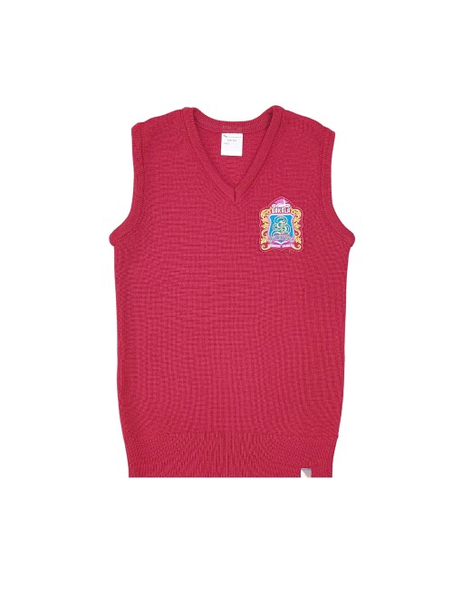 Vest for girls / bordeaux