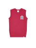 Vest for girls / bordeaux