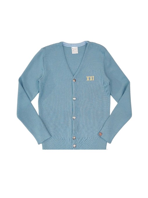 XXI VALO 02 Cardigan for kids / Bluish grey