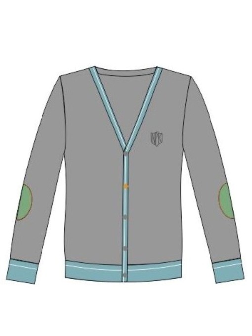 Cardigan for Kids NPK PEIP 02 /Grey