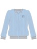 Children´s zippered bomber jacket NPK PIKKY /Grey+light blue