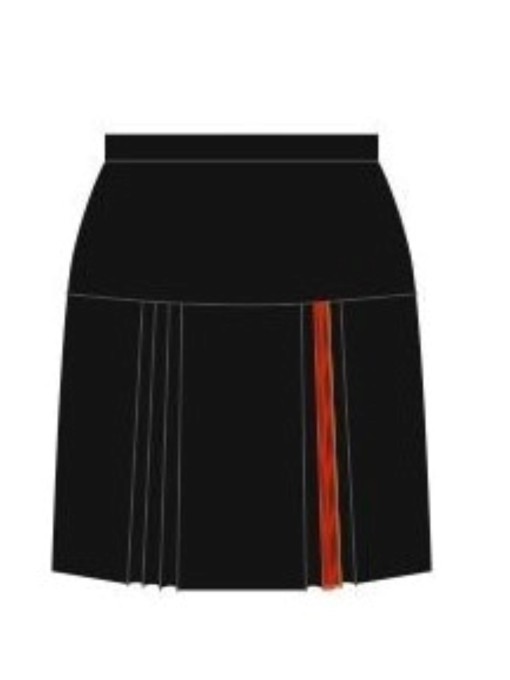 Pleated skirt for girls VKK Steff 26 /Black