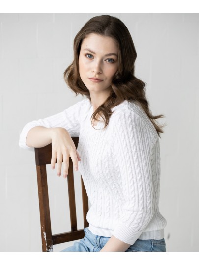 Roosi V white sweater
