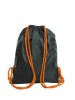 Drawstring bag FLASH 1813051 /Black orange cord