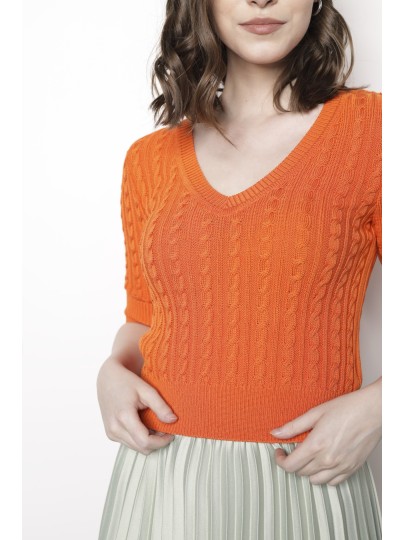 Rosi orange sweater