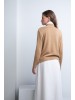 Indra merino sweater camel-beige