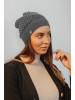 Ruut merino wool hat gray