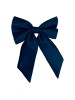 Navy bow with a rubber-band