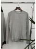 Gray merino slim fit sweater Steel O